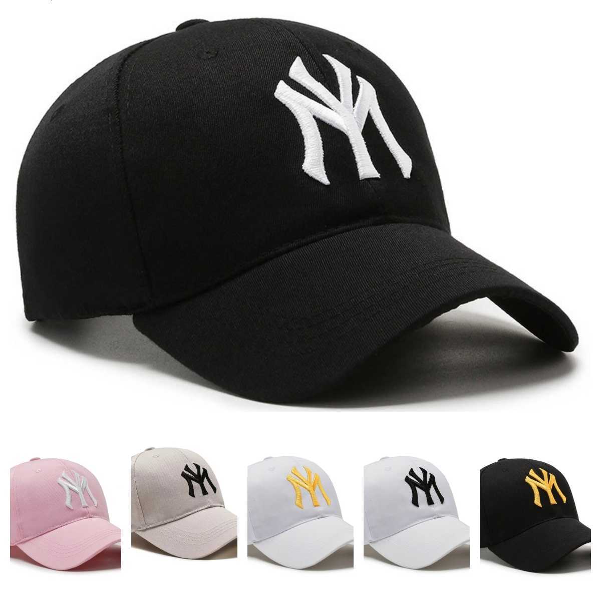 Baseball Vintage NY Embroidery Casual Cotton Adjustable Dad Hat Streetwear Hip Hop Sun Hat for Men Women Daily M260626