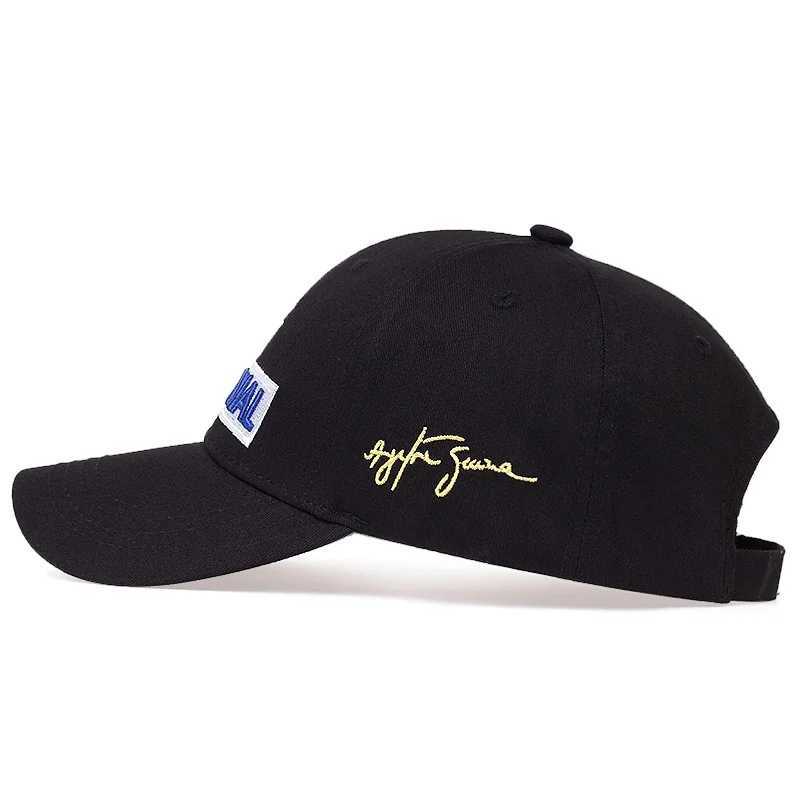 Racer Senna New Fashion Ayrton Letter Embroidery Hip-hop Hats Outdoor Adjustable Casual Baseball Caps Sunscreen Hat M260626 - view 3