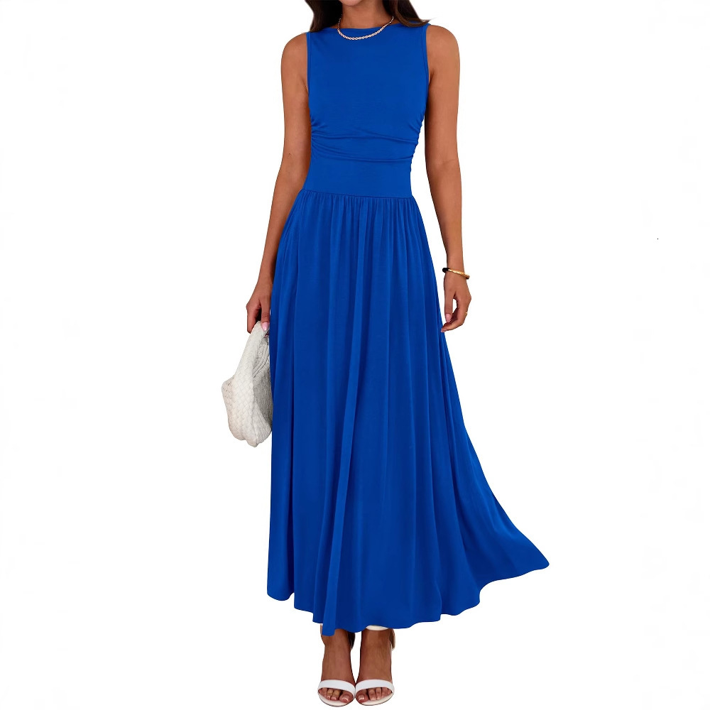 2025 New E-Pleated Pocket Long Dress