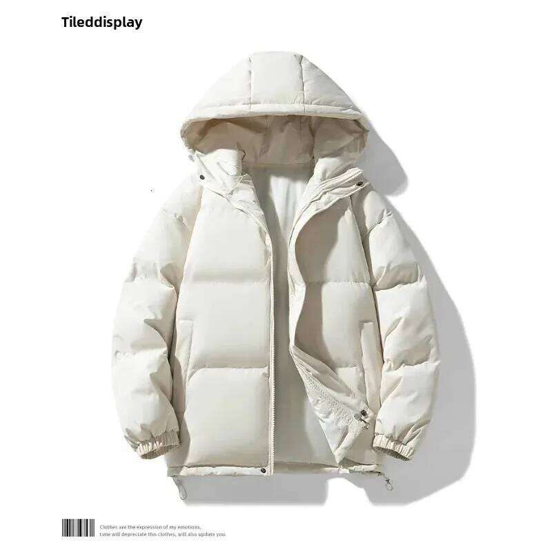 Winter Hiking Camping with Thick Hat Trendy Versatile Neutral Jacket Outdoor Windproof Breathable Warm Cotton Clothing W260626 - view 3