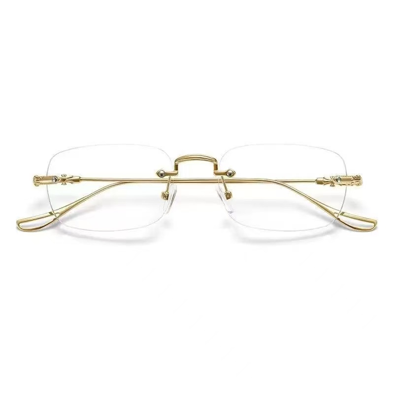 Unisex Color Change Frameless Spectacles with UV Protection Trendy Blue Light Blocking Goggles - view 8