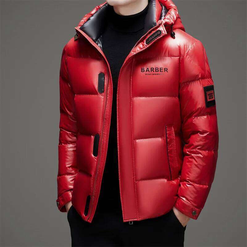 New arrival jacket 90% white duck jackets men,mens thicken warm winter down coat,hooded parkas men L-5XL J260626 - view 5