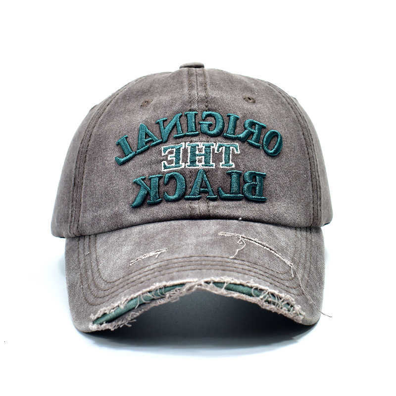 Sun Hat for Men Summer and Women Washed Cotton Distressed Embroidered Letter Baseball Unisex M260626