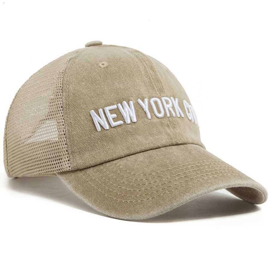 Mesh Caps New YORK Summer CITY Embroidery Baseball Men Trucker Hat Womens SnapSide Vintage Side Letter Hip Hop Unisex M260626 - view 7