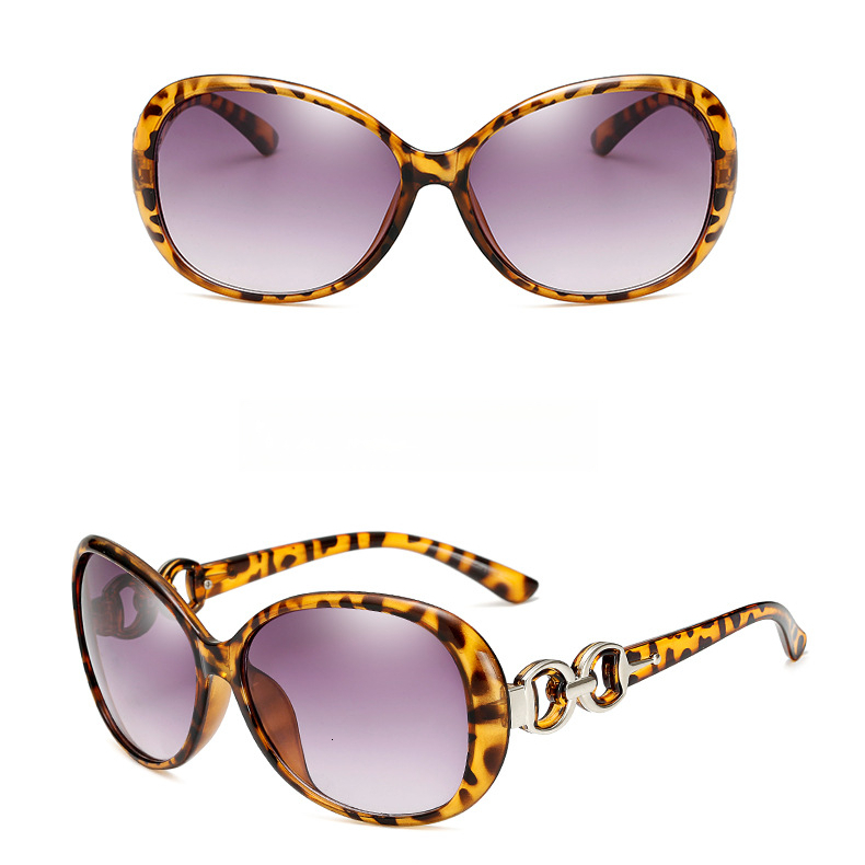 2026 Designer's New Women's Fashion Sunglasses Outdoor Street Photography Large Frame Classic Sunglasses Stall Wholesale Double Ring Sunglas - view 8