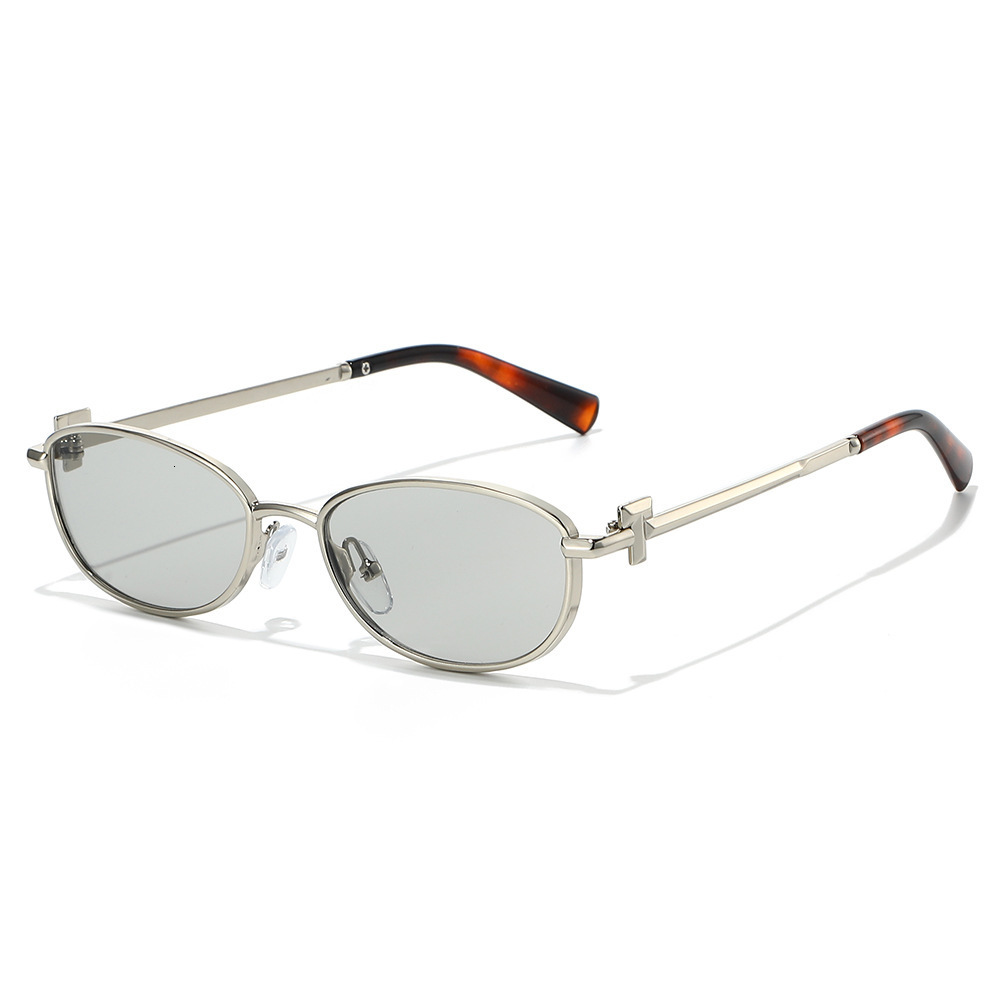 26 New Oval Cat-Eye Fashion Stylish And Unique, Popular On Instagram, Hip-Hop Sunglasses, Versatile For Street Photography - view 4