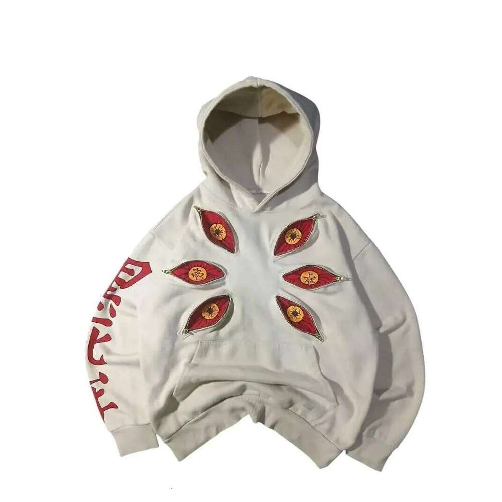 Y2K Harajuku Kokushibo Six Eye Oversized Hoodies anime Gothic Streetwear Men Women Casual Fashion Clothing pullover Sweatshirt W260626 - view 4