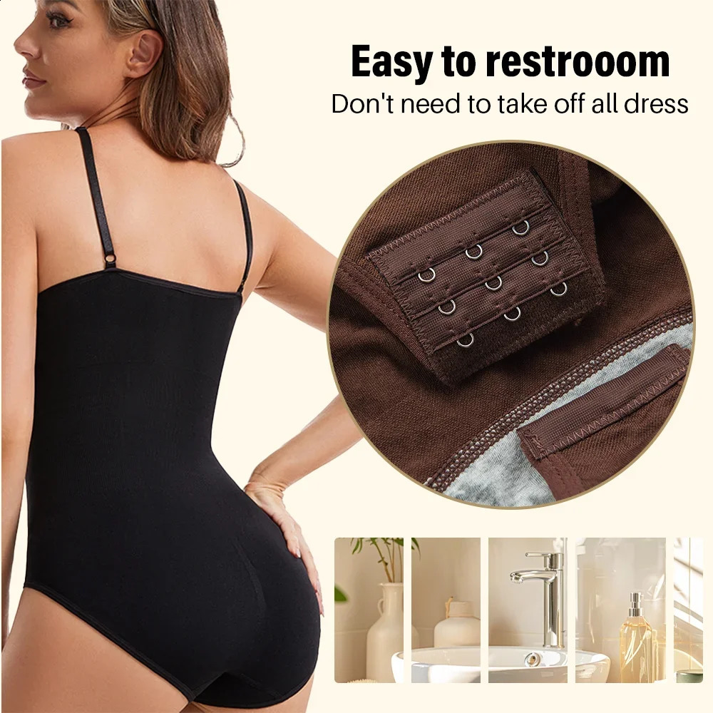 Women Slimming Shapewear Seamless Slimming Butt Lifter Full Body Shaper Smooth Out Bodysuit Open Crotch High Elastic Body Suits 260626 - view 4