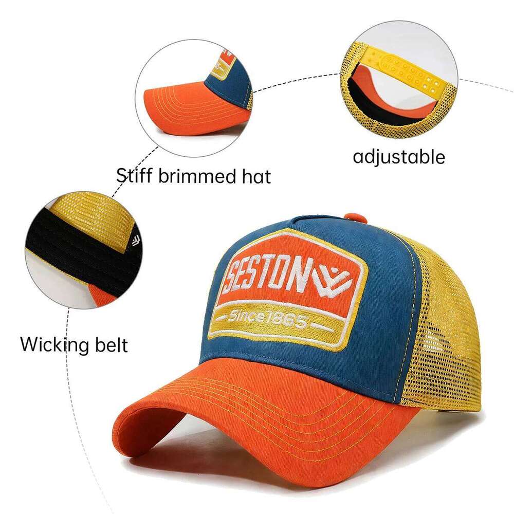 Branded Hats Men, Suitable Spring and Summer, Baseball for Large Head Sizes, You Younger, Make Your Face Look Smaller, Sun Protection Caps W260626 - view 6
