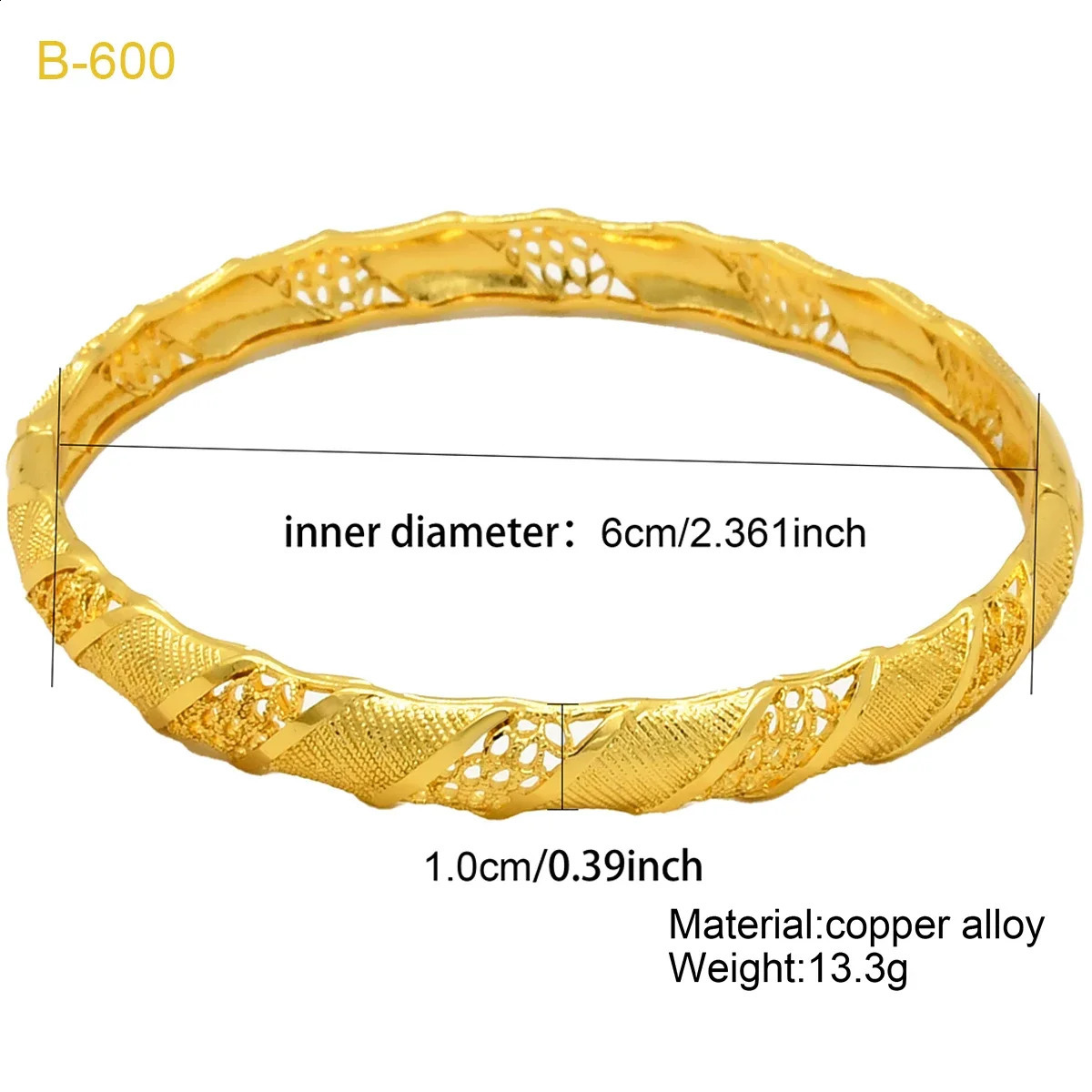 24K Dubai Bangles For Women Ethiopian Africa Fashion Gold Color Saudi Arabia Bride Wedding Bracelet Hand Jewelry Gifts 260626 - view 7