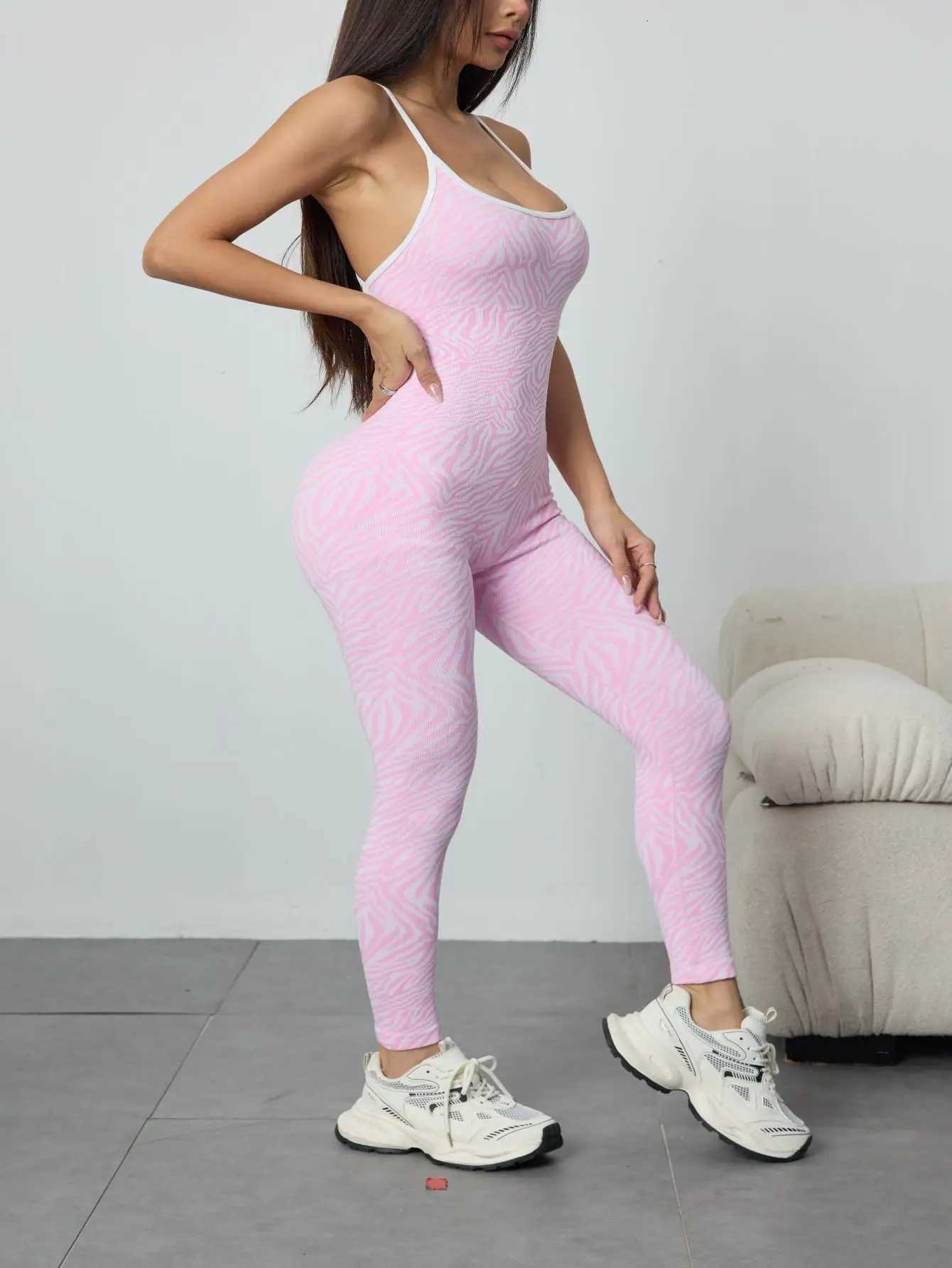 Seamless Bodysuit Sportswear Woman Women Gym Jumpsuits Clothing Yoga Clothes Fitness Rompers Women Sports Leggings Pants New M260626 - view 5