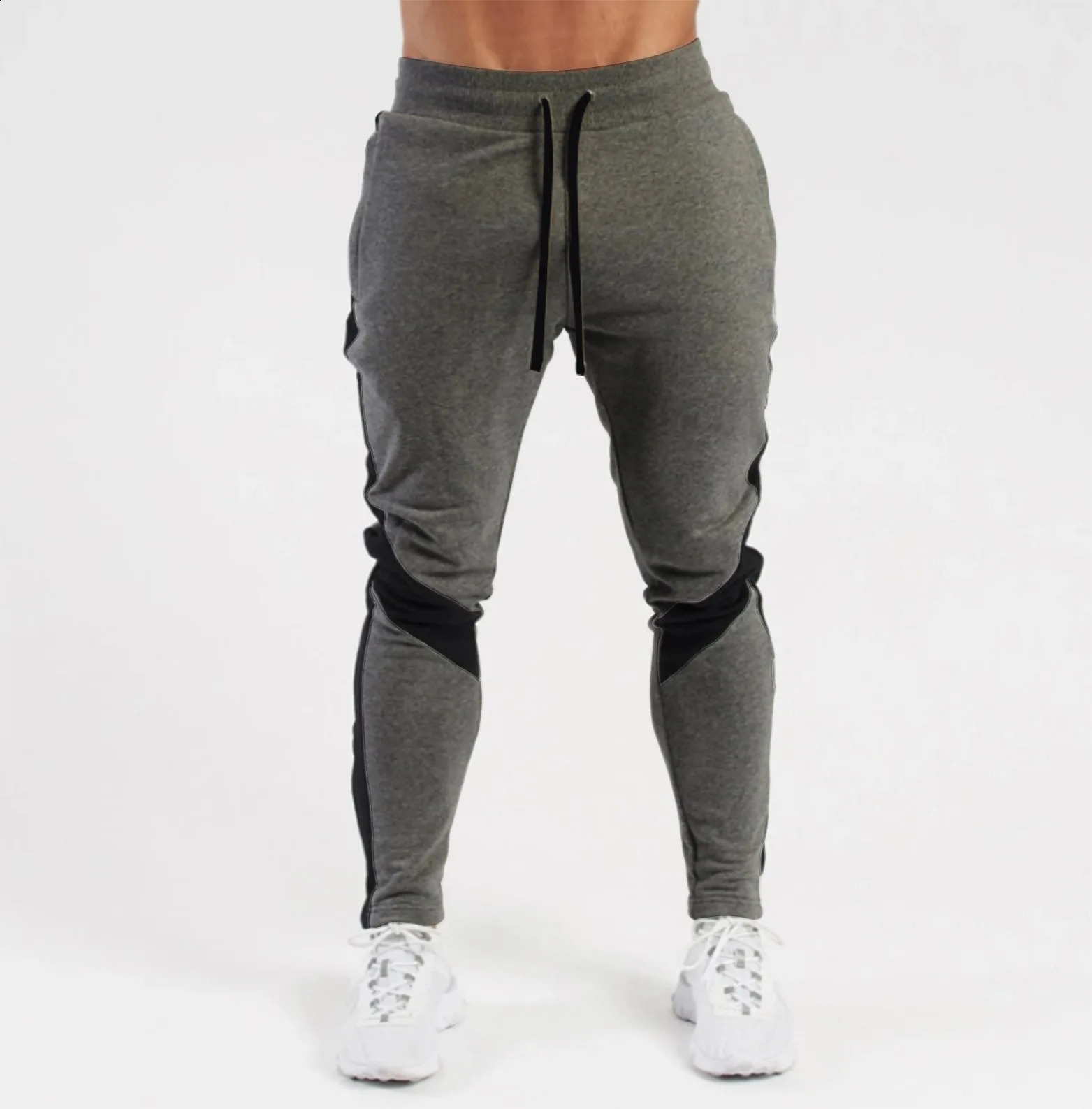 Mens Casual Pants Autumn Winter Sweatpants Men Running Jogger Sports Gym Trousers Fashion Solid Color Workout Long Pants 260626 - view 4