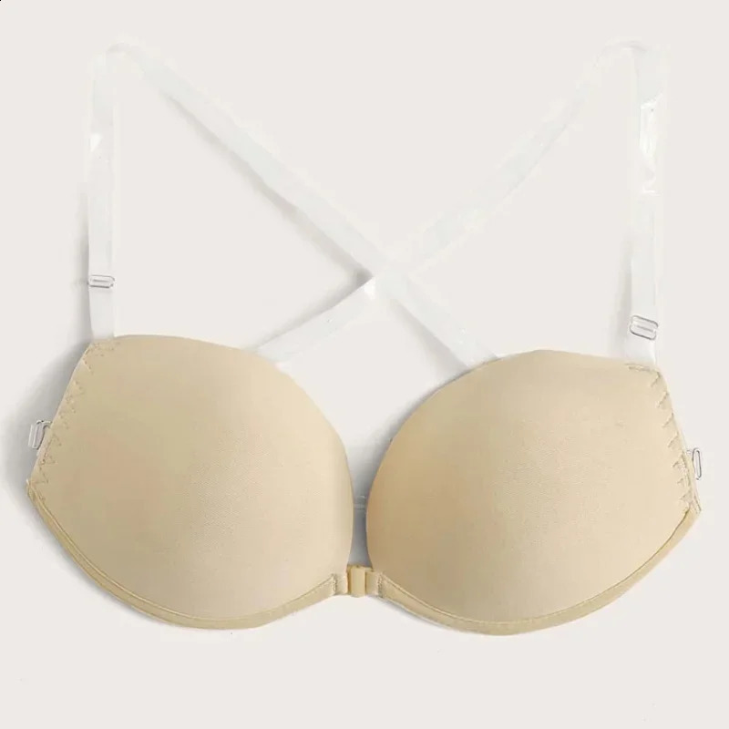 Lightweight Breathable Transparent Straps Lingerie Womens Sexy Female Bra Gathering Threedimensional Cups Soft Underwear 260626 - view 3