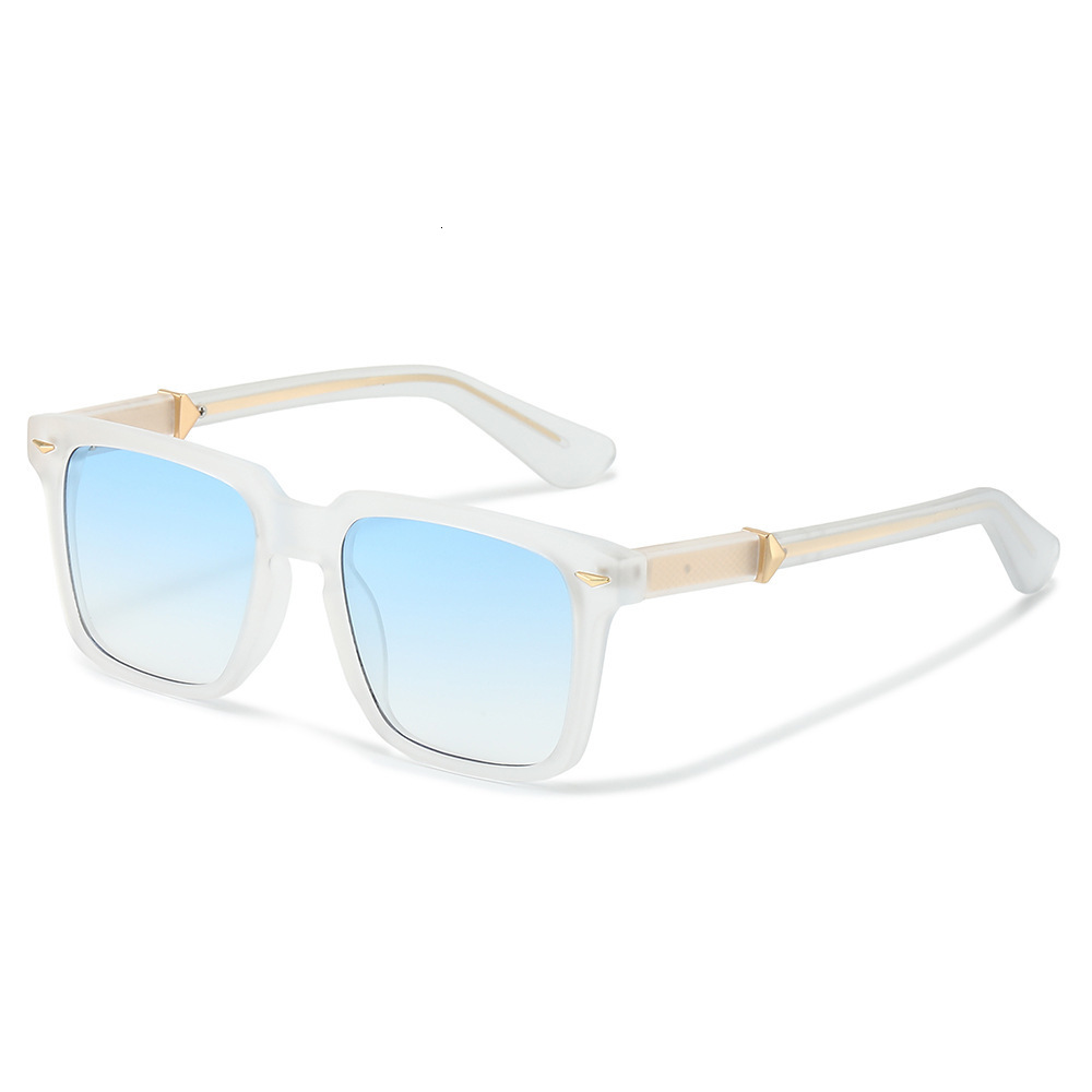 2026 European And American Square Frame CP Pin For Women, Trendy Designer UV Protection Fashion Sunglasses - view 3