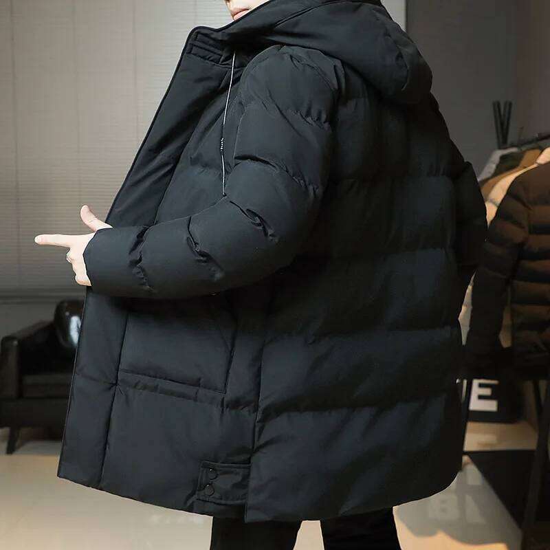 Men's Big Long Cotton Coat Jacket Thick Warm Parka Outwear Plus Size 8XL Heavy Duty Cold Weather Winter Clothes Men J260626 - view 3