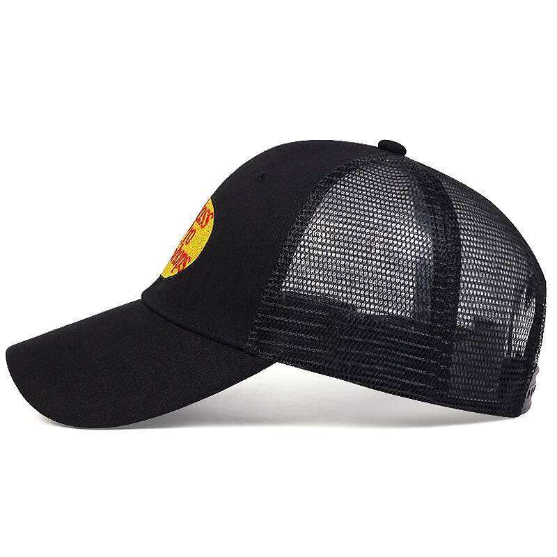 1pc Unisex Letter Fish Embroidery Hip-hop Four Seasons Outdoor Adjustable Casual Baseball Caps Sunscreen Trucker Dad Hat W260626 - view 5