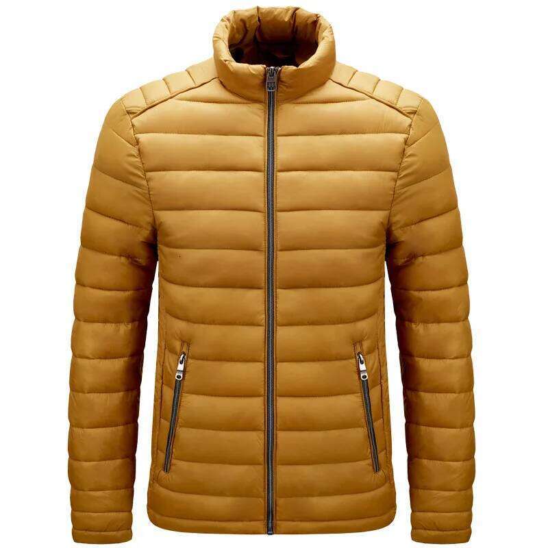 Autumn Winter New Men's Fashion Warm Stand Collar Jackets Parkas Coat Men Casual Windproof Parka Slim Outwear Man 6XL J260626