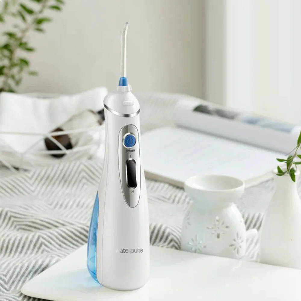 Waterpulse oral irrigator dental floss tooth cleaner 240ML 3speed adjustable 2000mAh 4 replacement nozzles 260626 - view 7