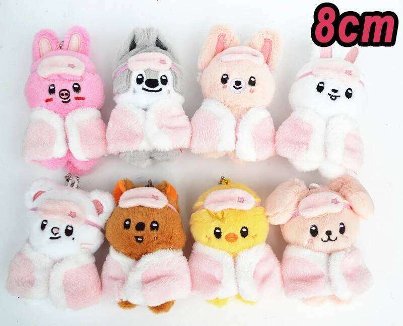 New Skzoo Keychain FELIX HYUNJIN LEEKnow Cartoon Without Sound, Heart Hugging Doll, for Straykids Plush Toy Gift 26Y0626 - view 7