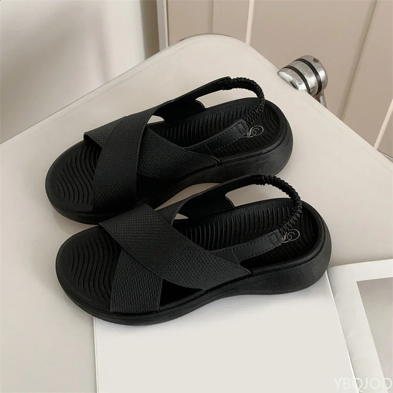 Womens Thick Soled Sandals Summer Fashionable Soft Beach Slippers Breathable Non Slip Fashion for Women 260626 - view 5