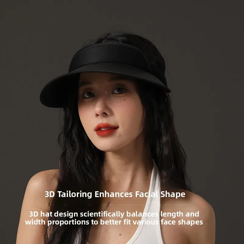 Sun Protection Wide Brim Empty Top Hat Summer Anti-Uv Hat Fashionable Outdoor Cap Large Brim Hat Sunshade Cap Home Daily Use 260625 - view 4