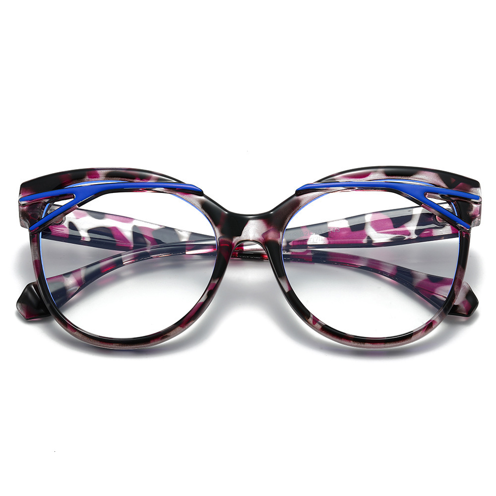 2026 New Oval Retro Large Frame Natural Look Magic Glasses, Trendy Acetate Eyeglass Frames - view 3