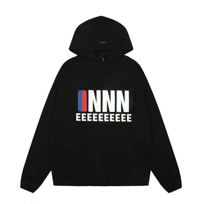 25SS Luxury Design Silicone Letter Hoodies Classic Basketball Logo Terry Two-piece High Street Men's Loose Pants Set W260626 - view 3