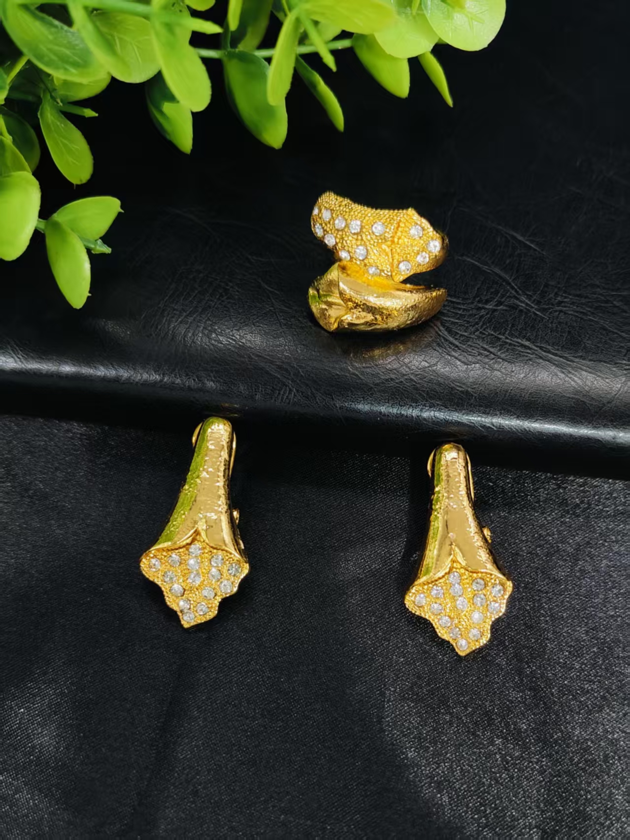 Luxury Ethiopian Necklace And Earrings Jewelry Sets For Women Dubai Bridal 24k Gold Color Necklace Set Wedding Party Gifts - view 5