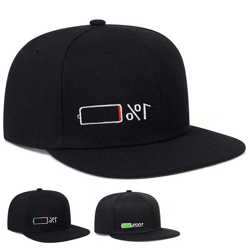 Hats Unisex Battery Embroidery Hip-hop Spring Autumn Outdoor Adjustable Casual Baseball Caps Sunscreen Hat M260626