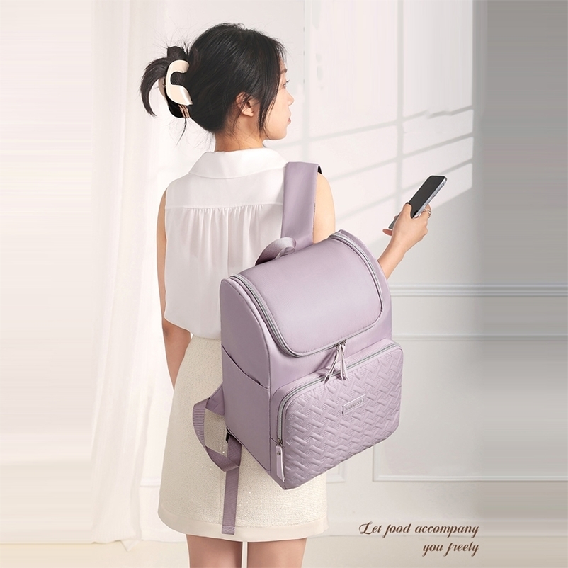 17L Fashion Backpack insulation meal bag Insulated Backpack - Perfect for Camping Picnics Durable Polyester 260624 - view 6
