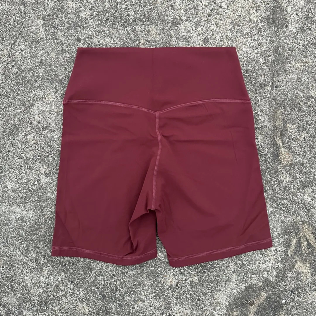 Solid Color Women Fitness Sports Short High Waist Yoga Short Leg Cycling Comprehensive Training Jog Squat Proof Internal Pocket 260626 - view 4