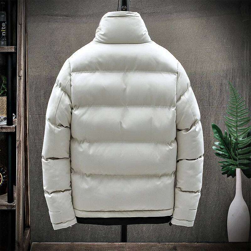 winter and Cotton coat 2026 new style stand collar parka jacket Men's windproof thick warm man's parkas J260626 - view 5