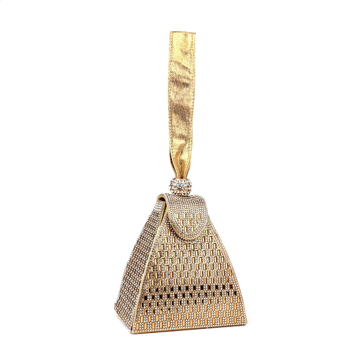 Fashion Lady Evening Bags Acrylic Day Clutch Triangle Diamonds Party Shoulder Handbags Banquet Purse a260625 - view 6