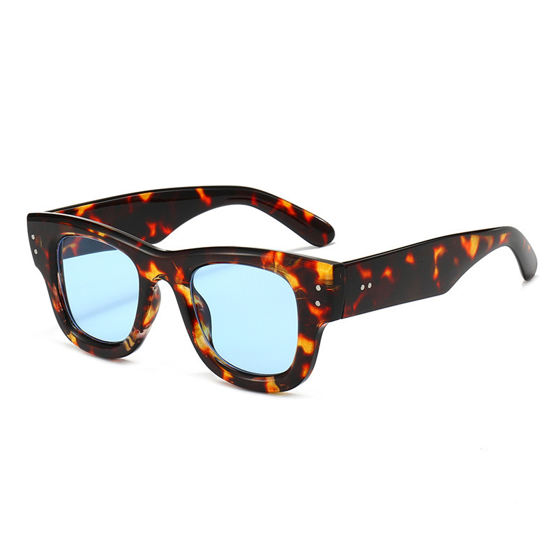 Retro Men With Large Frames Thick Legs, Suitable Square Round Faces, Making Them Appear Smaller. European And American Style Sunglasses For Women, Tre - view 5