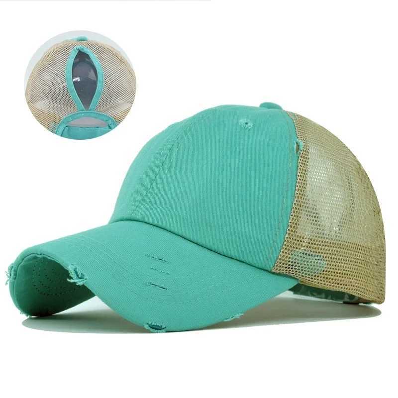 Baseball Washed Cotton Mesh Breathable Made Old Ripped Light Board Caps Men and Women Tide Spring and Summer Vintage Hat M260626 - view 6