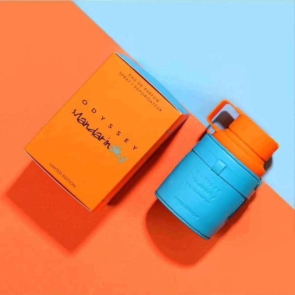Men's Perfume 100ml Thermos Design - Citrus Aquatic Scent, Long Lasting EDP Spray, Blue & Orange Bottle, Unique Gift for Him 26L0626 - view 4