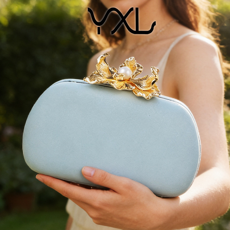 Fashion Macaron Color Evening Flower Clutch Wedding Bridal Manufacturer Direct Sale Cross-Border Party Bag GLAMOR