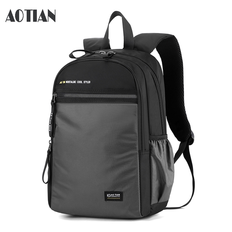 AOTIAN Mens Backpack Light laptop Knapsack School Bag large capacity Boys Male Travel Shoulder Nylon Schoolbag Unisex y260611