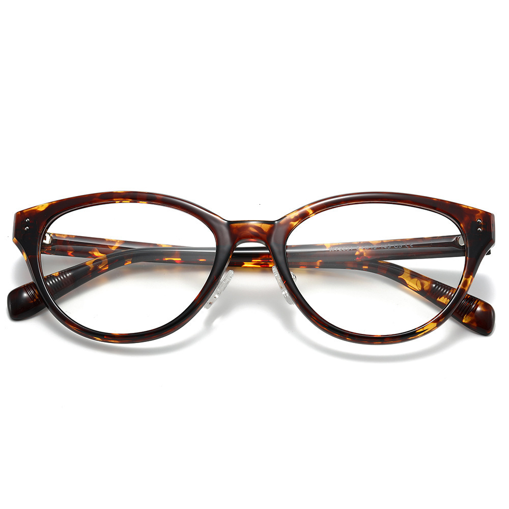 26 New Models Of Tr90 Ultra-Light Large-Frame Cat-Shaped Eyeglass Myopia, Trendy For Men And Women, Popular Flat Lens Frames That Make The Face Look S - view 3