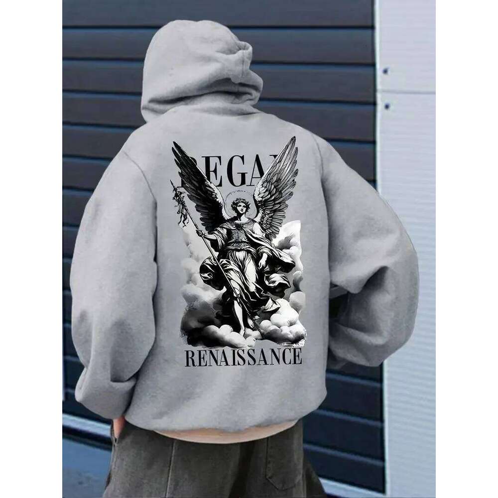 The 2025 fashion new men's hoodie comfortable and casual patterned printed sweatshirt high-quality streetwear W260626 - view 5
