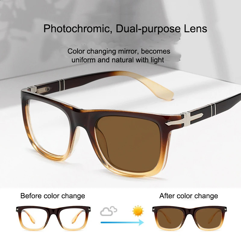 2025 Mens and Womens Polarized Variable Color Sunglasses for Driving Outdoor Sports and Sun Protection 260626 - view 4