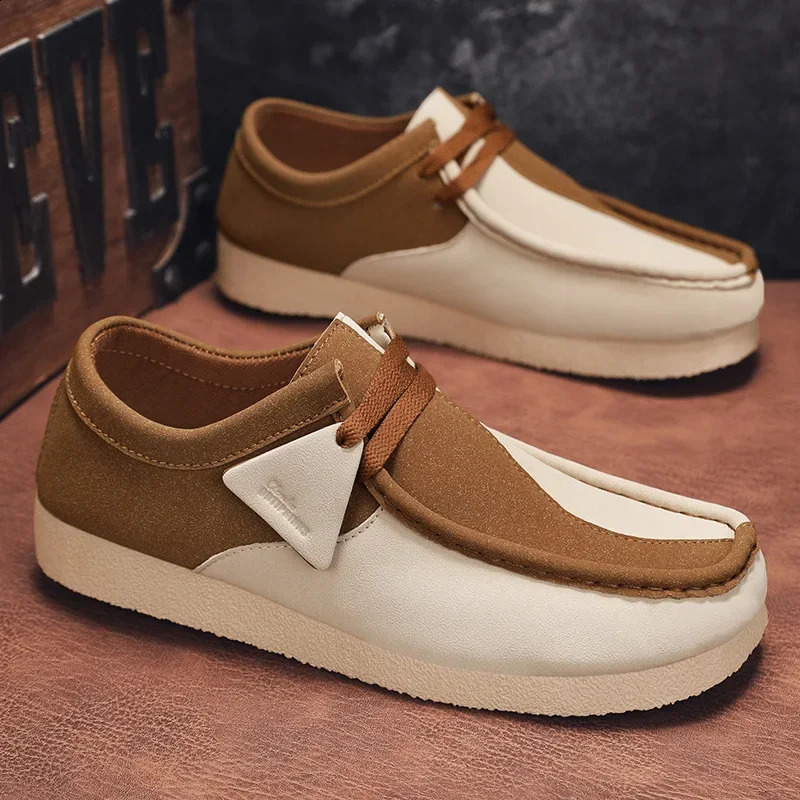 Spring Summer Blue Mens Casual Boat Shoes Lightweight Slip-on Driving Shoes Men Low-cut Breathable Canvas Men Shoes Loafers 260626 - view 5