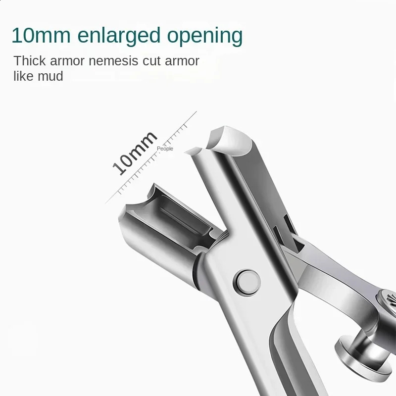 Stainless Steel Nail Clipper SplashProof Large Opening Portable Dead Skin Removalnail Cuticle Trimmer 260625 - view 4