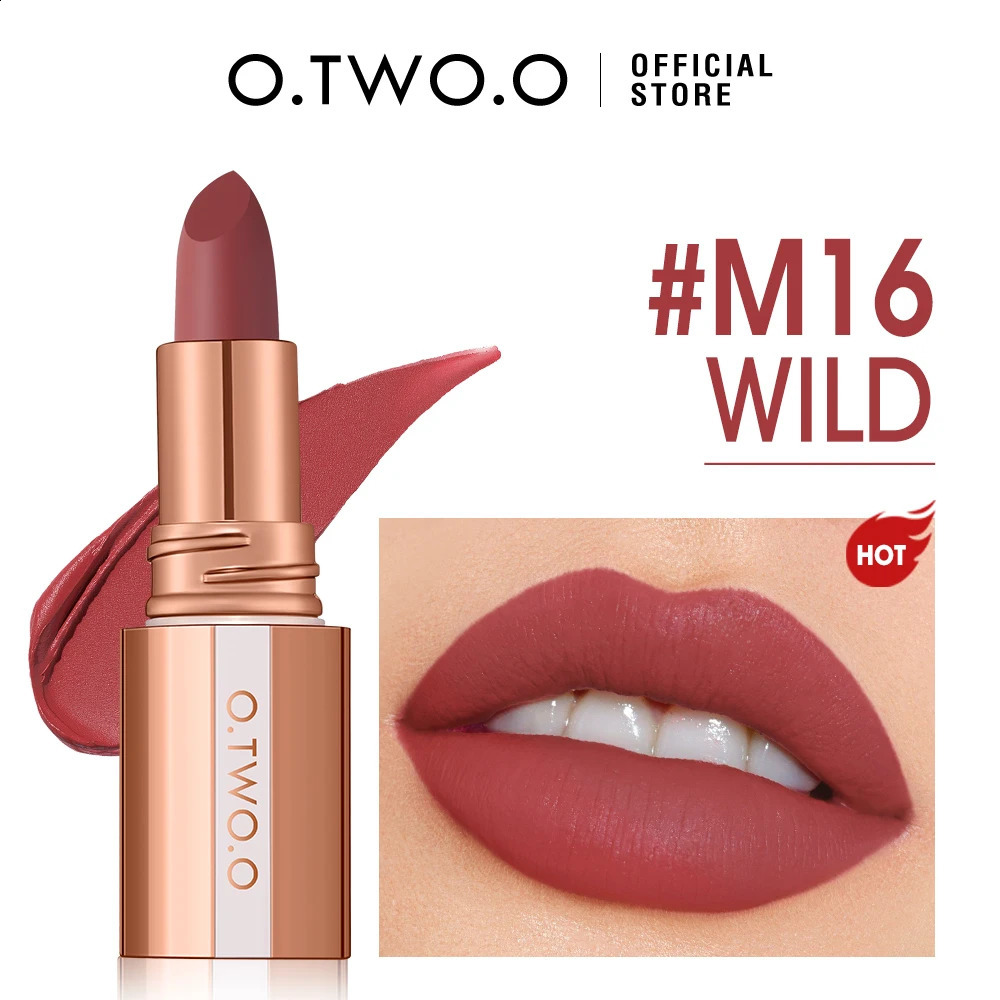 OTWOO Lipstick Lip Tint Matte Long Lasting Waterproof Velvet Not Fading Sexy Non-stick Cup Lip Glaze Makeup Cosmetics 260626