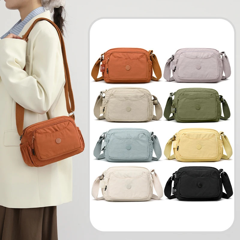 2025 Jialongshi Fashionable and Versatile Womens Single Shoulder Bag Casual Simple Crossbody Waterproof Nylon Fab 260612 - view 7