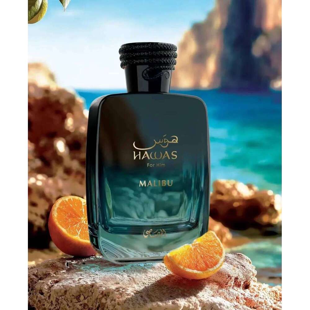 Perfume Hawas Malibu Eau de Parfum Spray 100ml for Men Long Lasting Fresh Scent 26L0626 - view 3