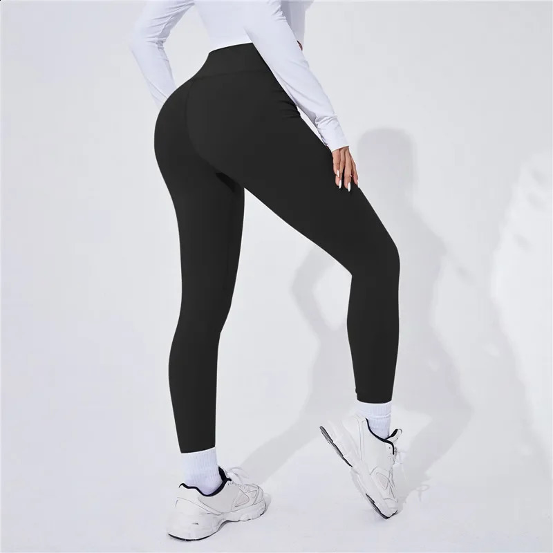 High Waist Yoga Warm Leggins Sports Tights Thermal Woman Running Pants Sexy Butt Lifting Leggings Push Up Panties Gym Fitness 260626 - view 4