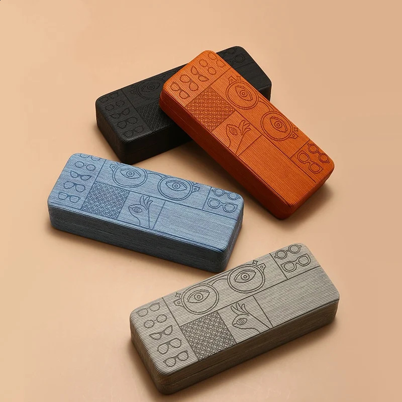 Fashionable Rectangular Hard-Shell Flip-Top Glasses Case Pressure-Resistant Portable Sunglasses Storage Box 260625 - view 4