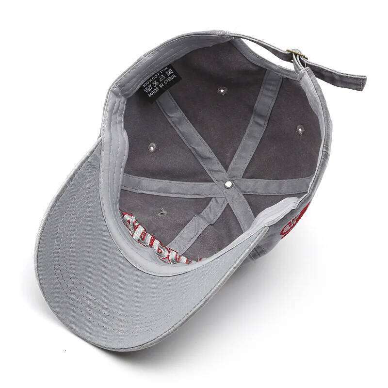 2022 Summer Women Men Baseball Cap Fashion Letter Embroidery Snapback Vintage Washed Cotton Unisex Hip Hop Sun Hat Casquette W260626 - view 6