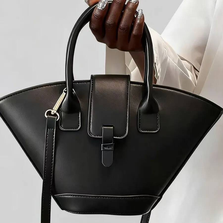 Fashion Bucket Bag PU Leather Handbags Large Shoulder Crossbody Half Moon Basket Bags For Women 2026 Tote Andralyn - view 3